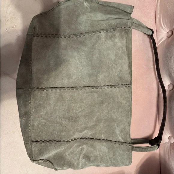 The Sak Taupe Leather Tote Bag - Picture 2 of 8